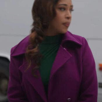 Willow A Christmas Serenade (Skye Townsend) Purple Trench Coat