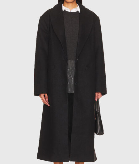 Amanda Holden Heart Radio Black Coat-1