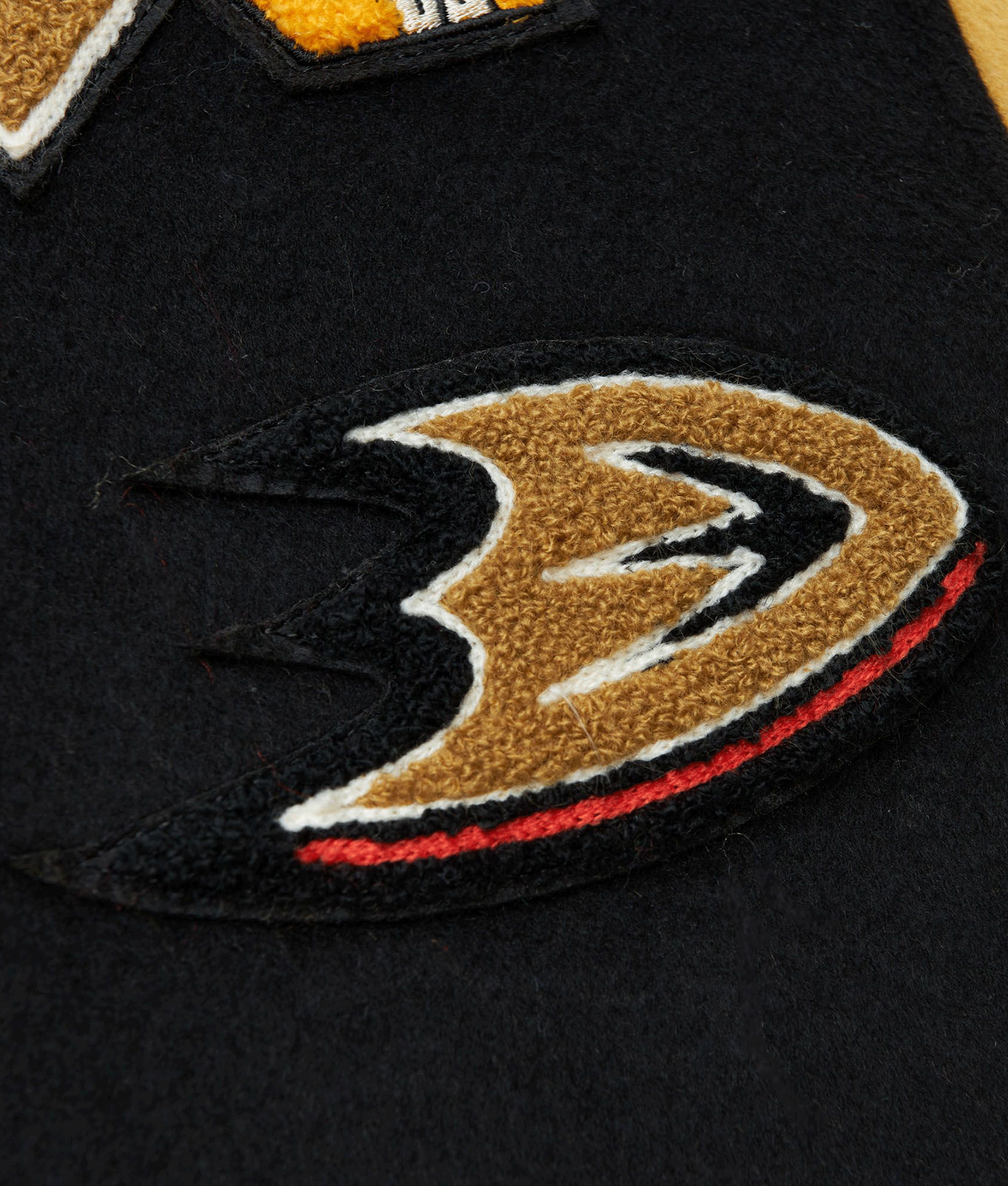 Anaheim Ducks Black Varsity Jacket (5)