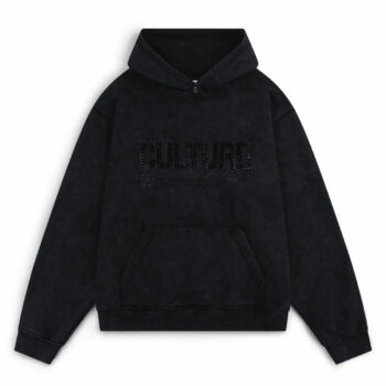 Black For the Culture Pullover Hoodie-1