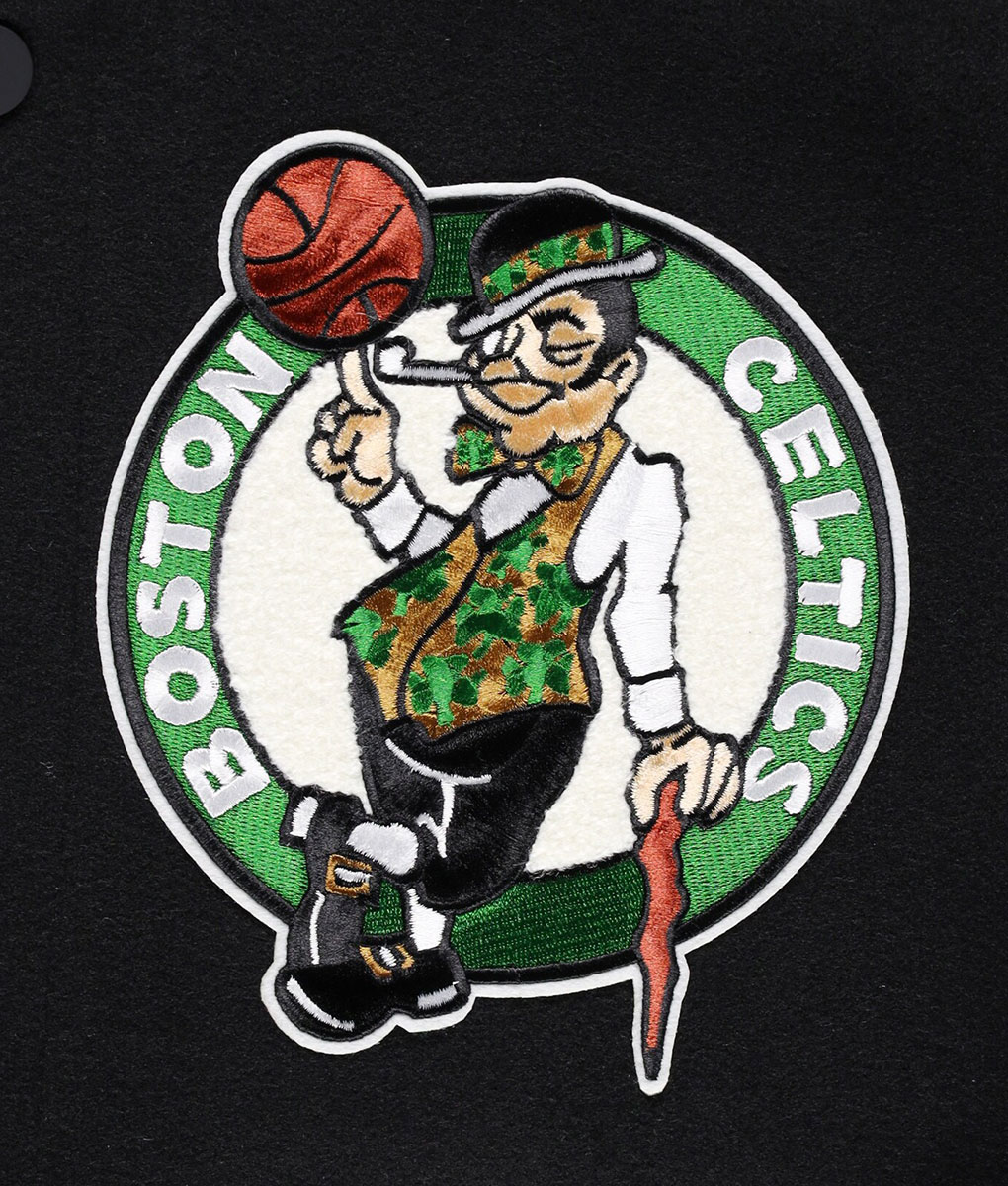 Boston Celtics Black Varsity Jacket (3)
