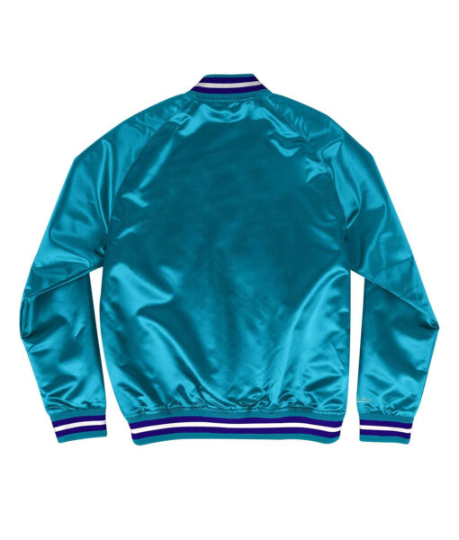 Charlotte Hornets Blue Varsity Jacket-1