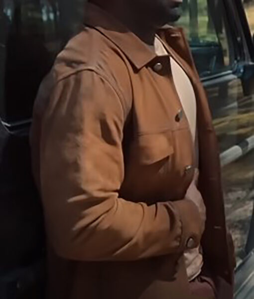 Dave Brackett Role Play (David Oyelowo) Suede Leather Jacket