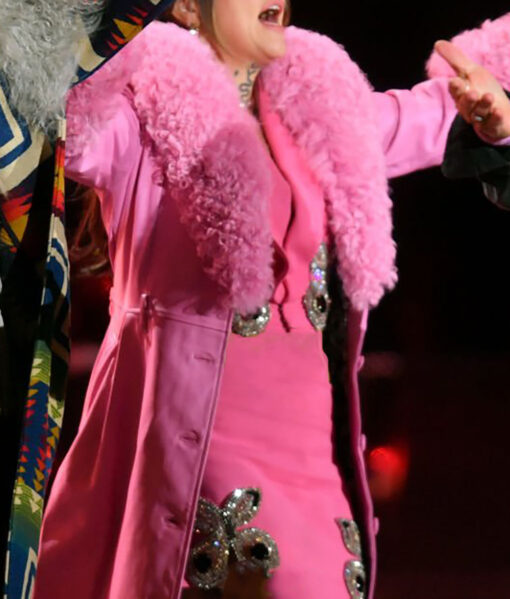 Elle King New Year's Eve Live: Nashville's Big Bash Leather with Fur Coat