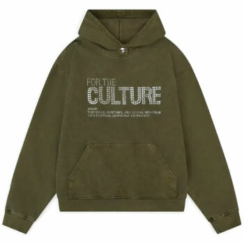 For the Culture Green Pullover Hoodie