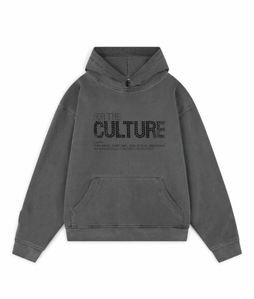 For the Culture Grey Pullover Hoodie