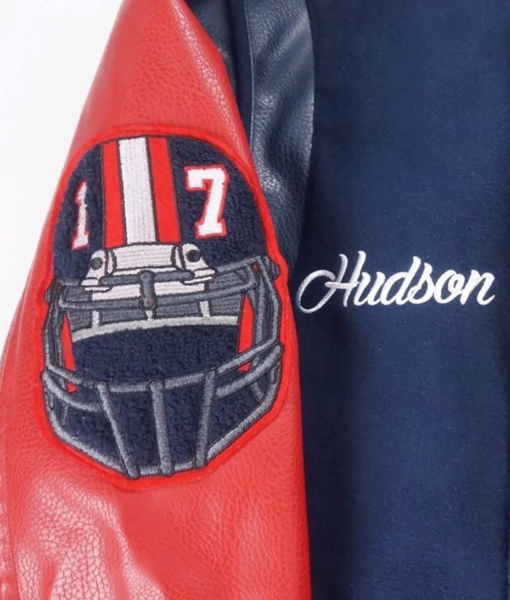 Hudson Champion Blue Varsity Jacket-4