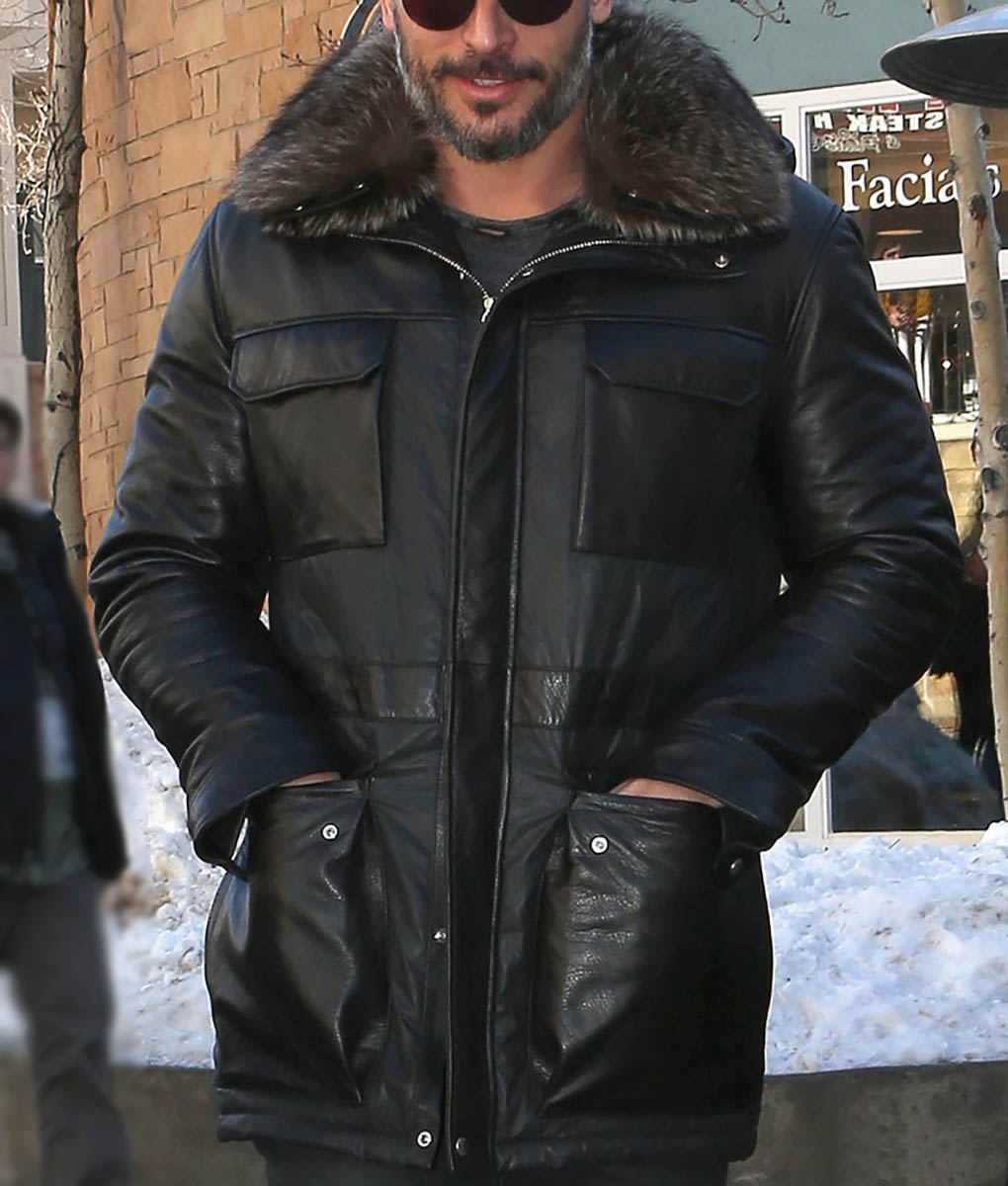 Joe Manganiello Sundance Film Festival 2014 Black Leather Jacket