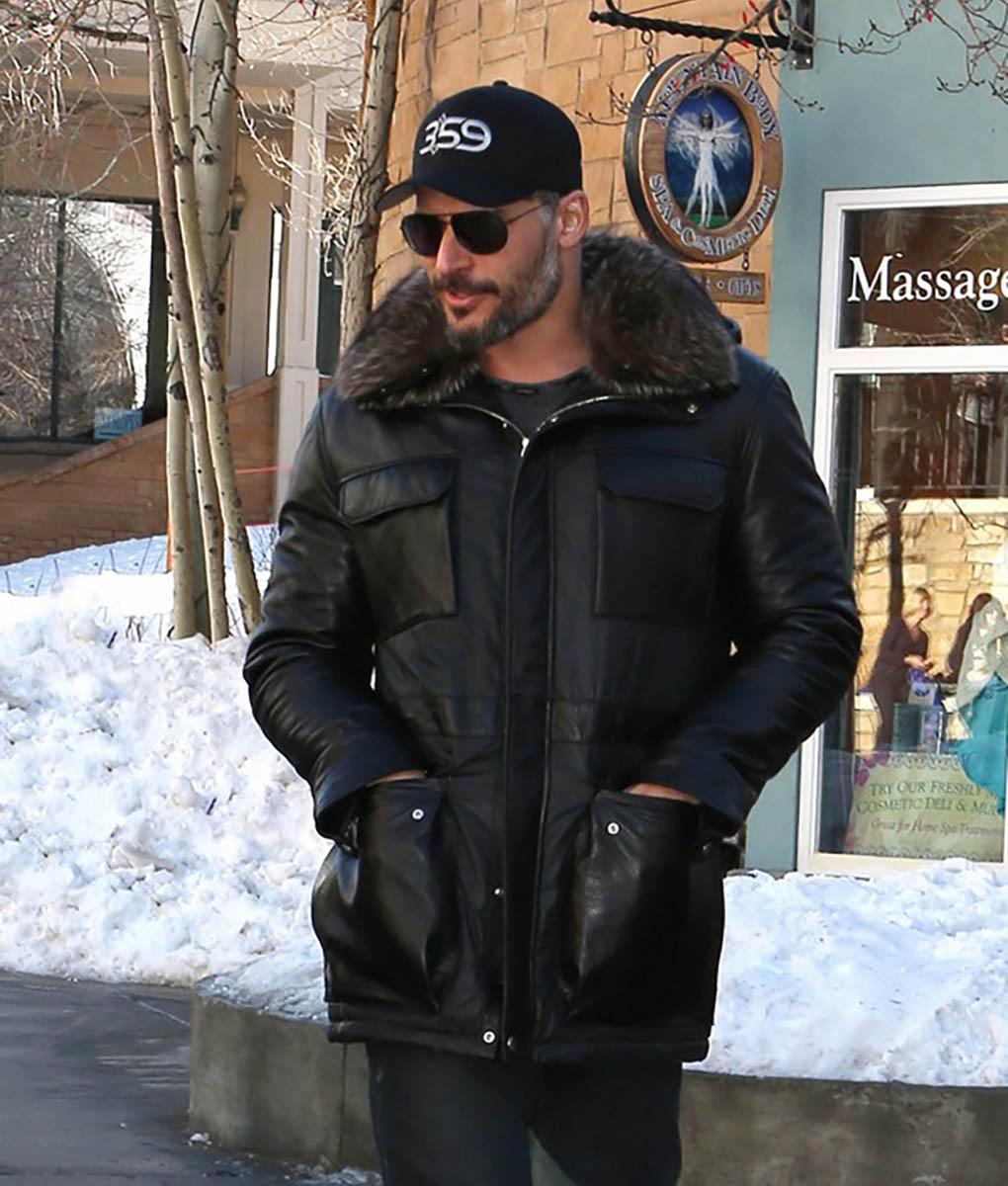 Joe Manganiello and Elvis Mitchell take in another day of Sundance 2014