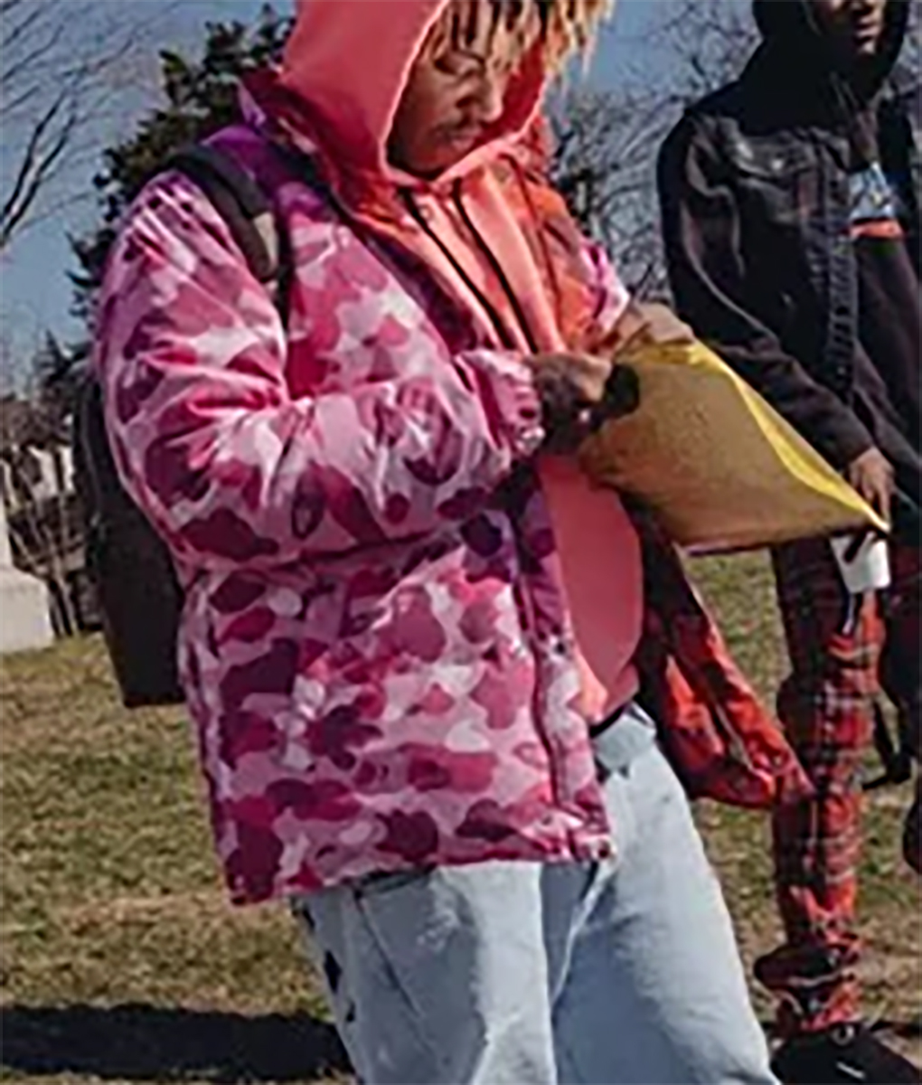 Juice Wrld Pink Camo Puffer Jacket USJACKETS