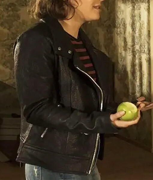 Lea Dilallo The Good Doctor (Paige Spara) Black Leather Jacket