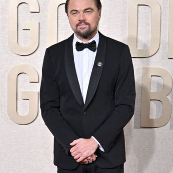 Leonardo DiCaprio 81st Golden Globe Awards Black Suit-2