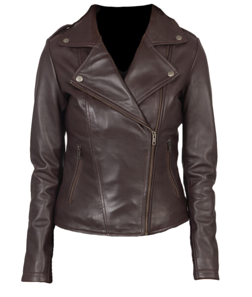 Leslie Larr Superman and Lois (Stacey Farber) Leather Jacket