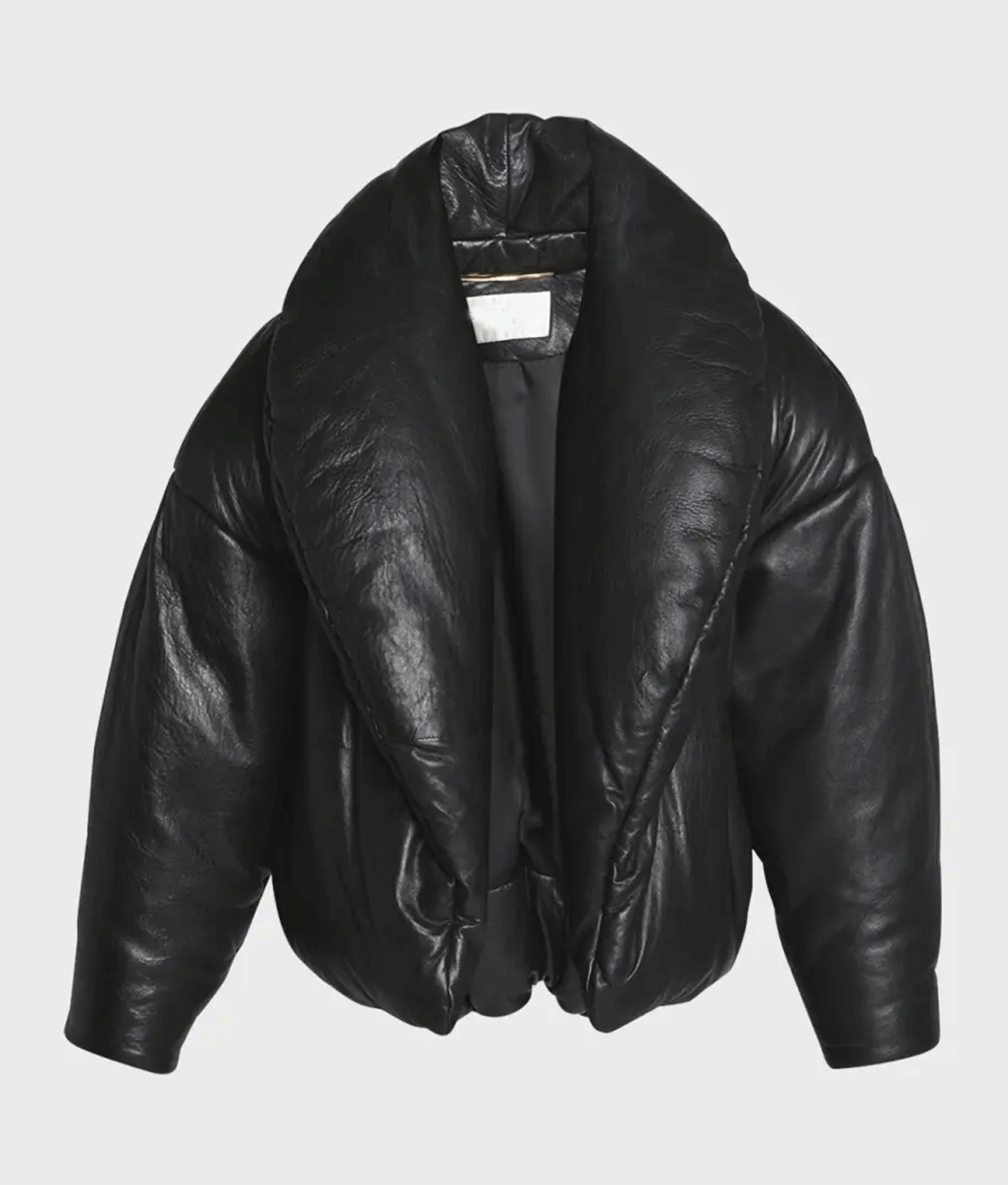 Mariah Carey Black Leather Jacket (4)