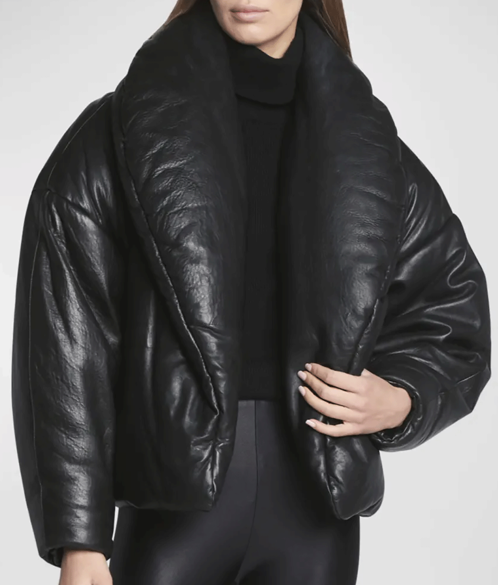 Mariah Carey Black Leather Jacket (5)