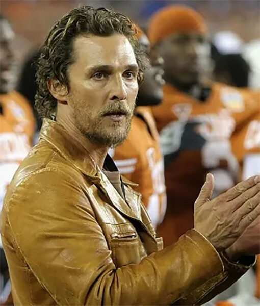 Matthew McConaughey Brown Leather Jacket-2