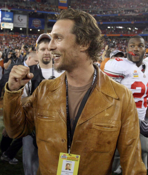Matthew McConaughey Brown Leather Jacket-1
