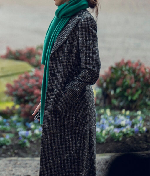 Fool Me Once (Michelle Keegan) Long Houndstooth Coat