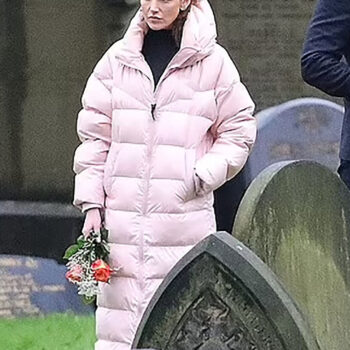 Fool Me Once (Michelle Keegan) Pink Puffer Coat