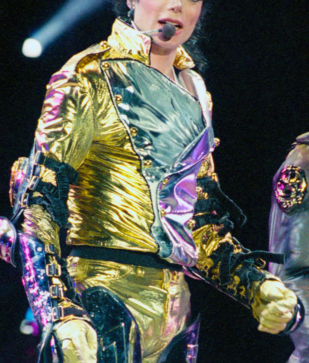 Michael Jackson History World Tour Gold Leather Jacket (2)
