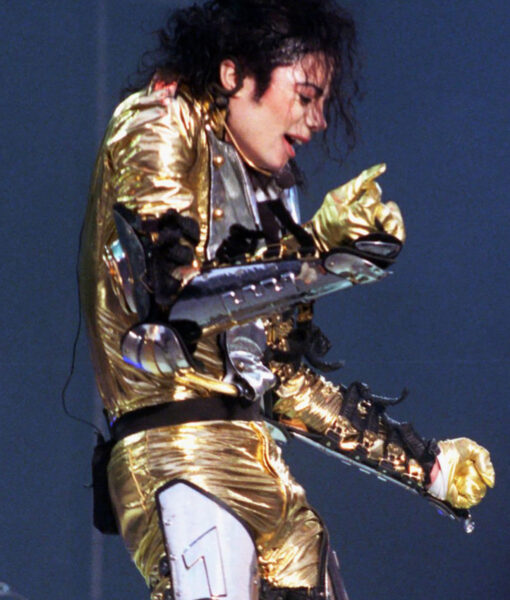 Michael Jackson History World Tour Final Concert Gold Jacket