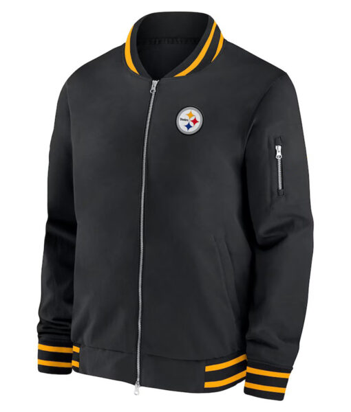 Mike Tomlin Pittsburgh Steelers Black Jacket