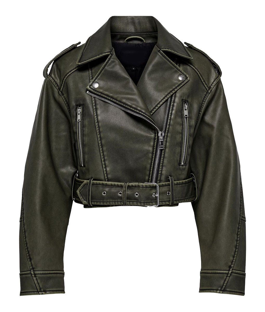 Molly Mae Green Leather Jacket (6)