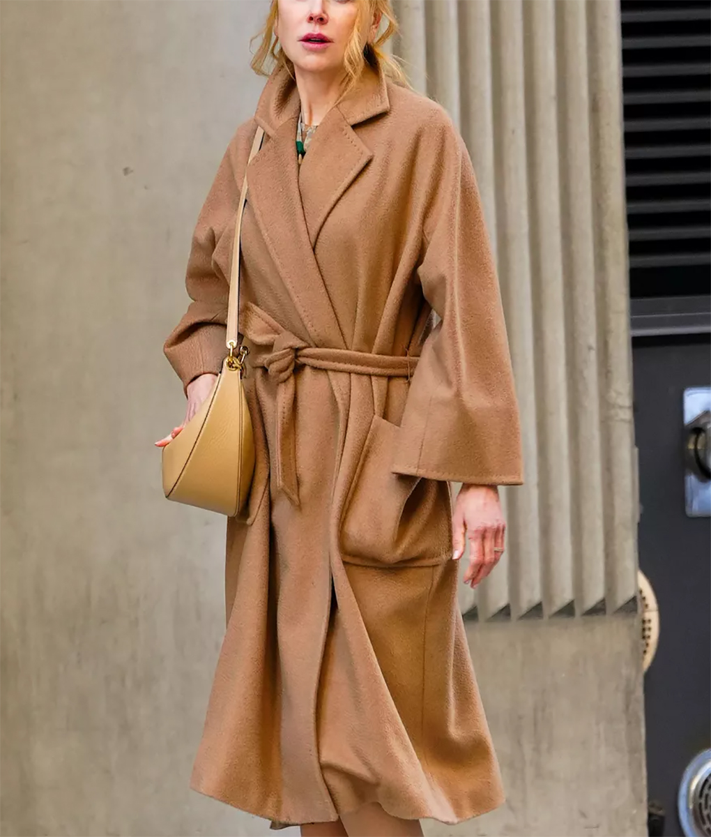 Nicole Kidman Brown Trench Coat (6)