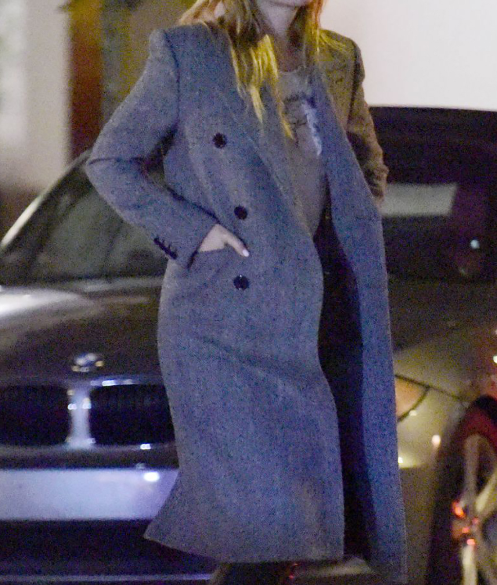 Olivia Wilde Grey Coat (1)