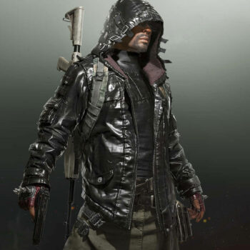 PlayerUnknown's Battlegrounds Black Hooded Jacket