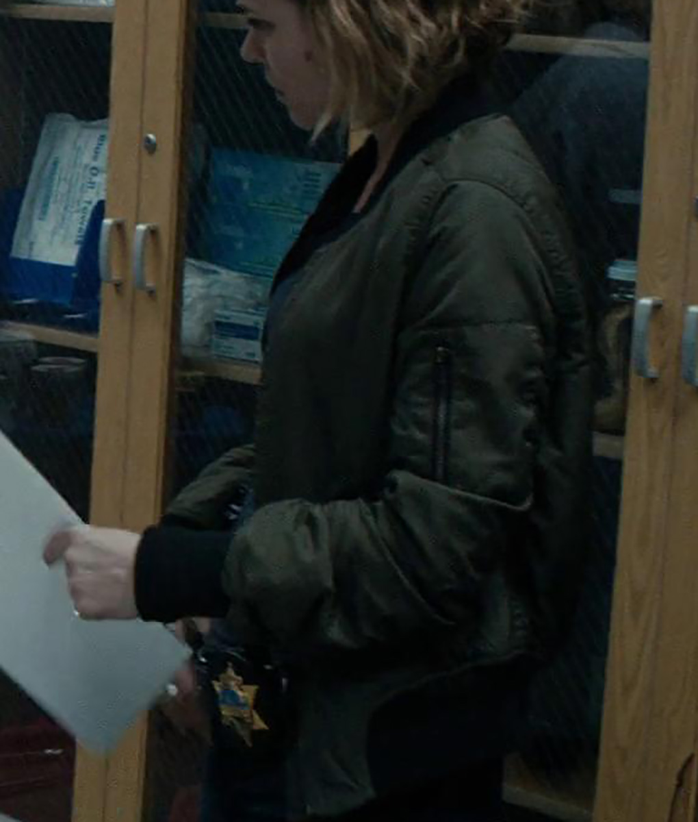 Rachel McAdams True Detective Green Bomber Jacket (1)