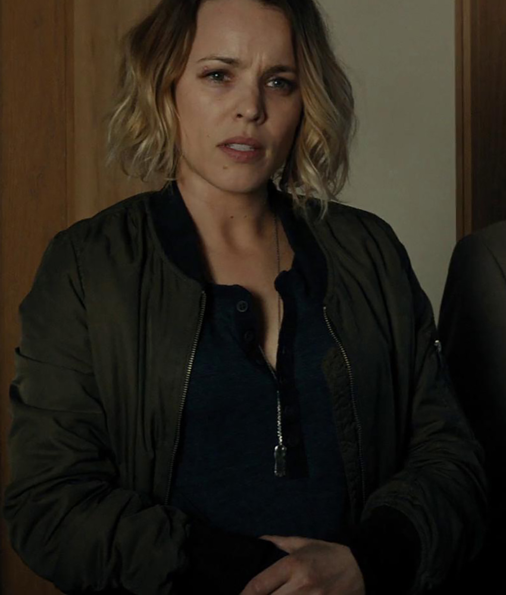Rachel McAdams True Detective Green Bomber Jacket (4)