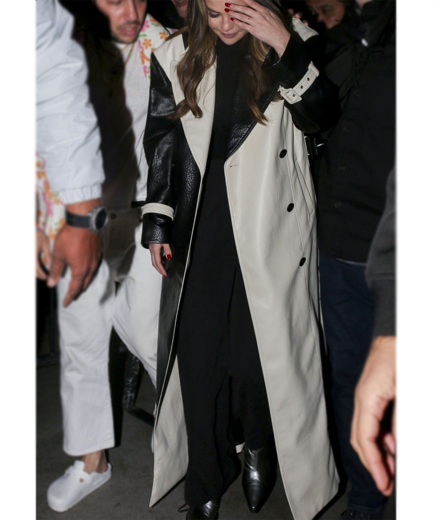 Selena Gomez Colorblock Baylor Coat (1)
