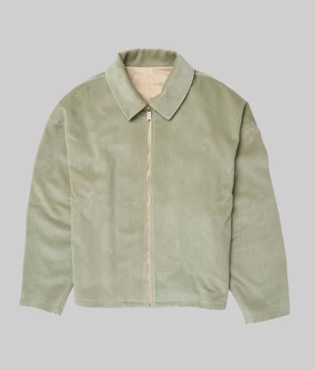 Travis Kelce Green Corduroy Jacket