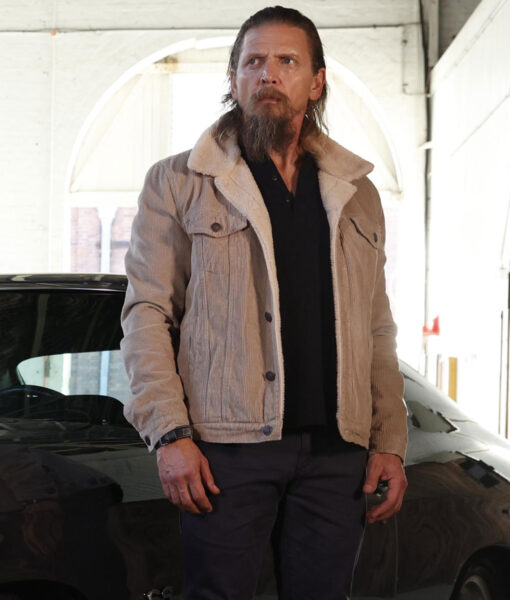 Barry Pepper Bring Him to Me Corduroy Shearling Jacket