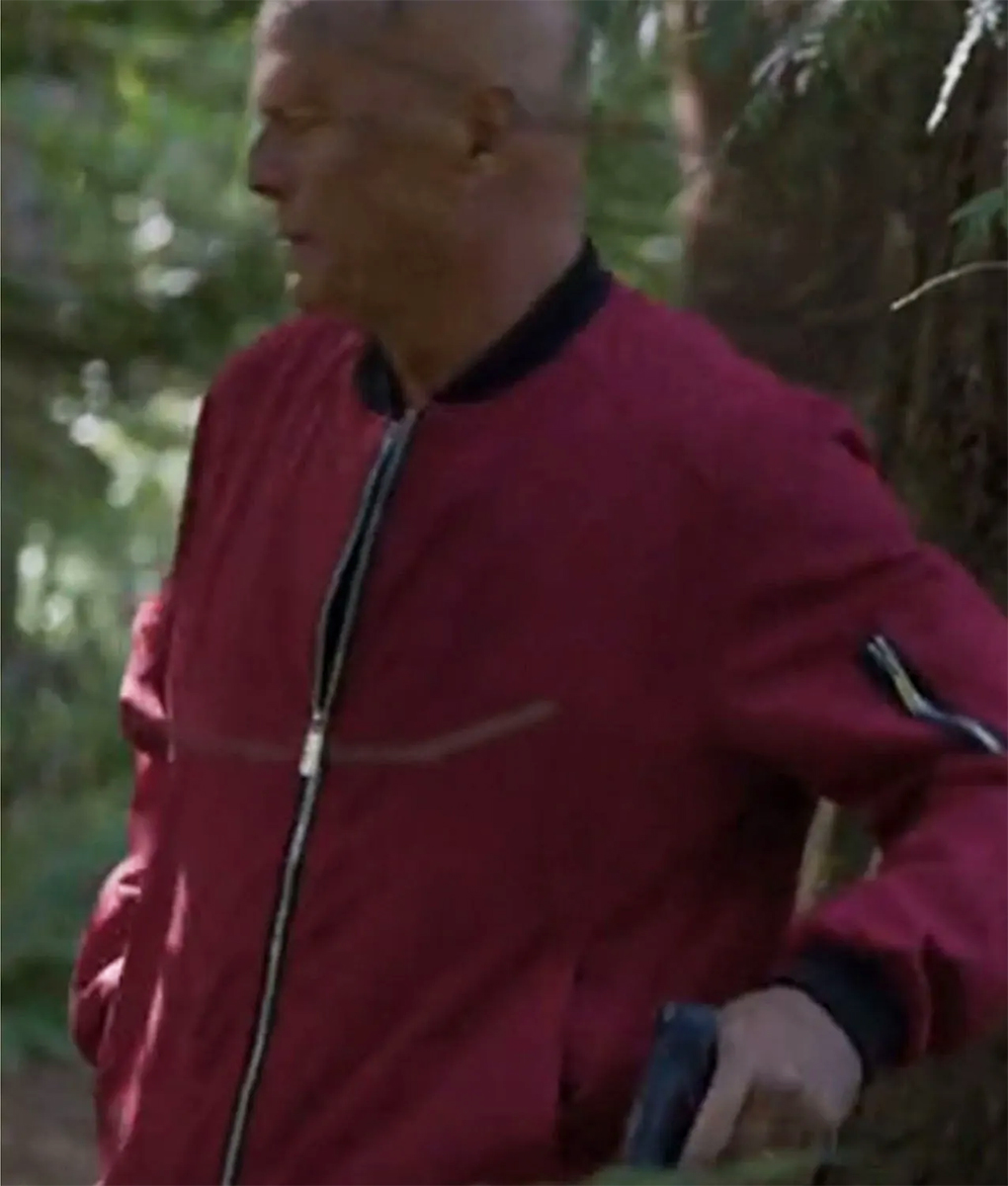 Bruce Willis Apex Red Bomber Jacket (6)