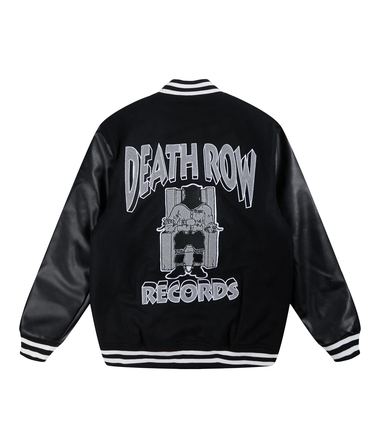 Death Row Records Black Varsity Jacket (1)