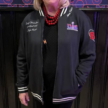 Donna Kelce Super Bowl LVIII Mama Kelce Black Jacket