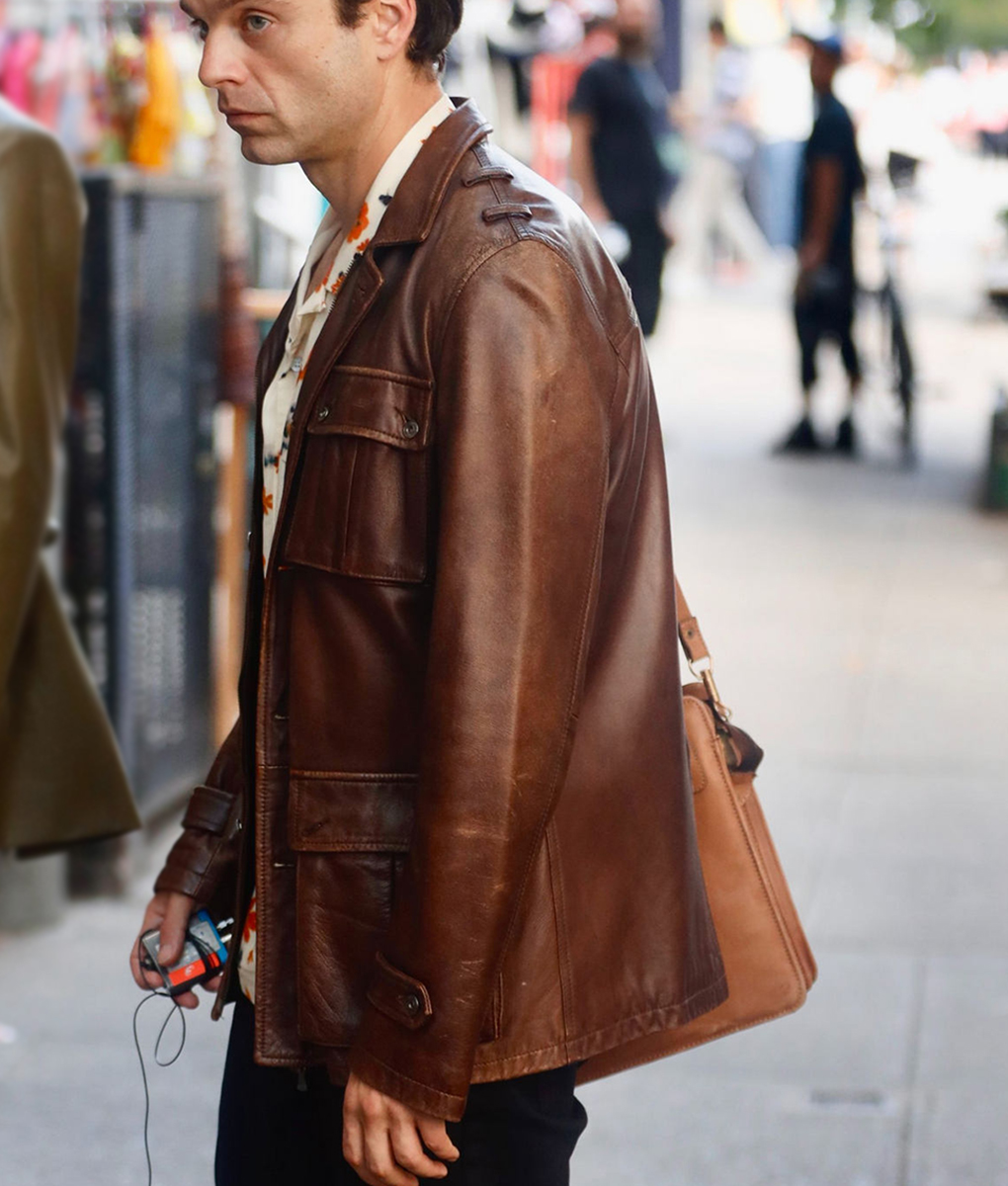Edward A Different Man Brown Leather Jacket (1)