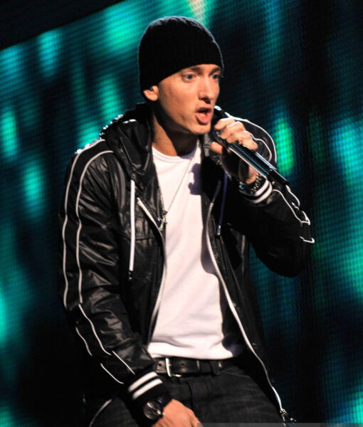 Eminem (Marshall Bruce) Grammy Awards Black Bomber Jacket