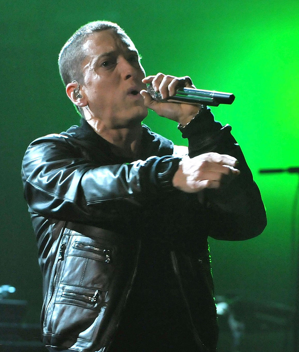 Eminem Grammy Award Black Leather Jacket (8)