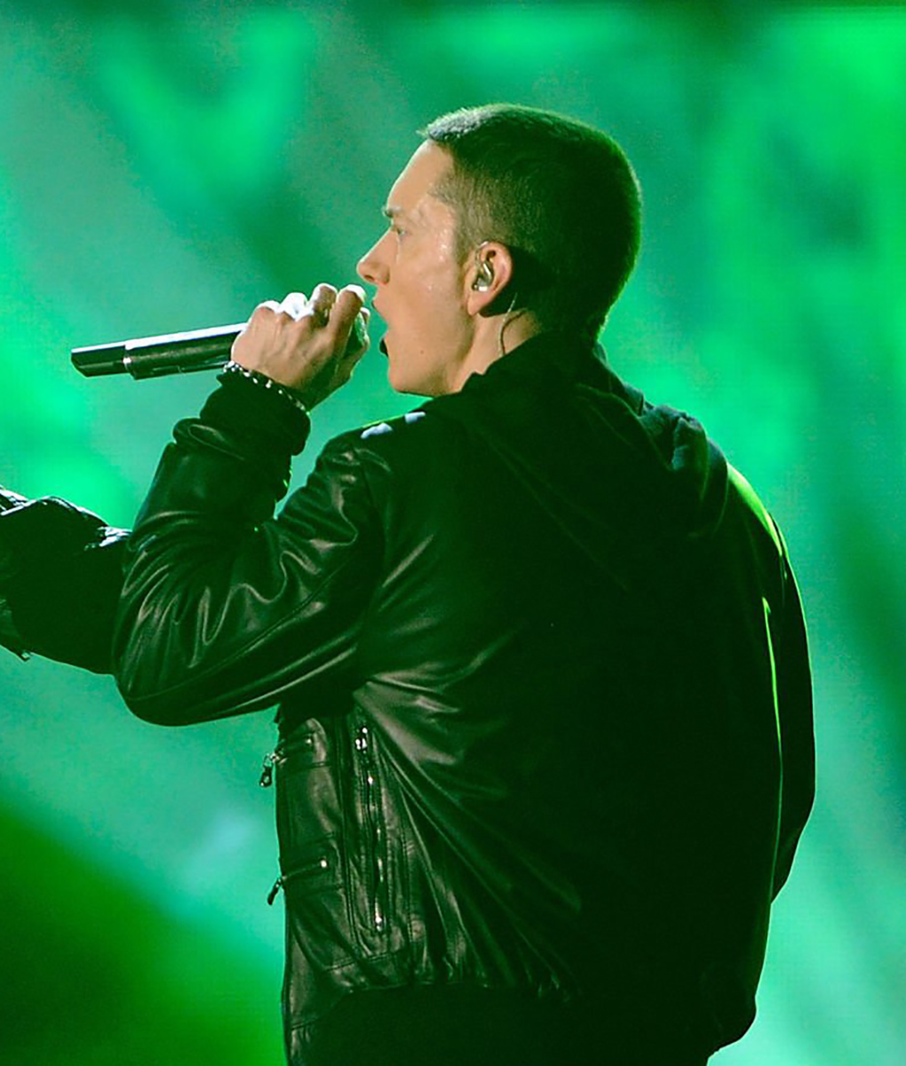Eminem Grammy Award Black Leather Jacket (9)