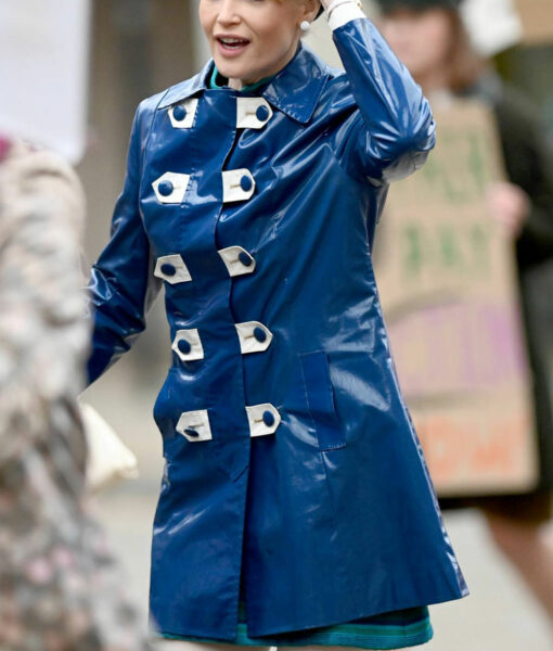 Gemma Arterton Funny Woman S2 (Barbara Parker) Coat
