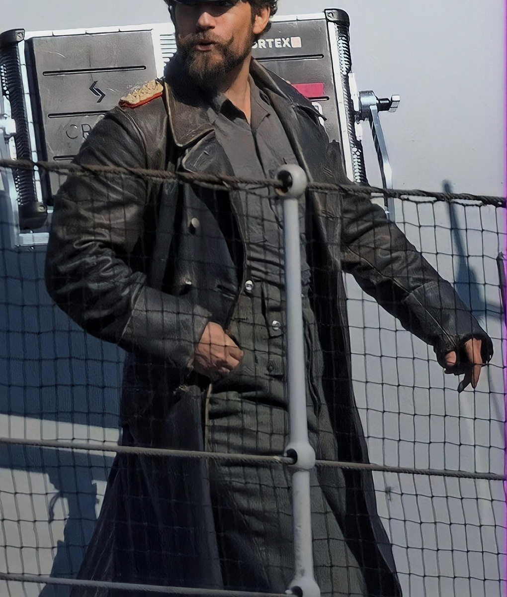 Henry Cavill The Ministry of Ungentlemanly Warfare Leather Coat (1)