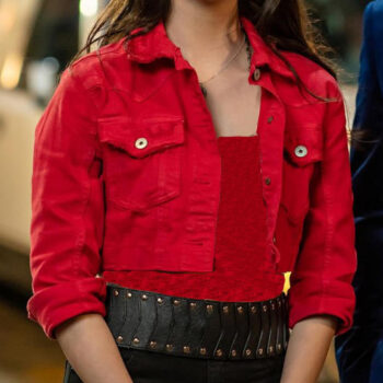 Isabella The Royal Treatment (Laura Marano) Red Cropped Jacket