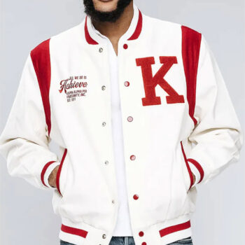 Kappa Alpha Psi World’s Greatest Frat Red Varsity Jacket-2