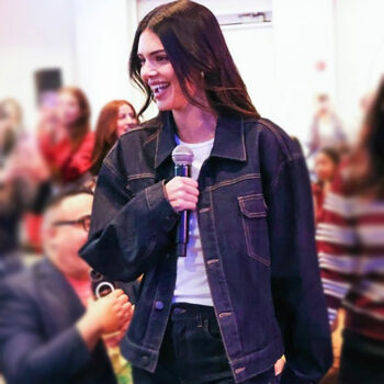 Kendall Jenner Blue Denim Jacket-2
