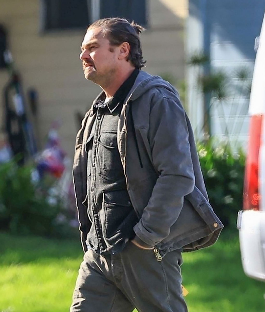 Leonardo DiCaprio Gray Hooded Jacket (1)