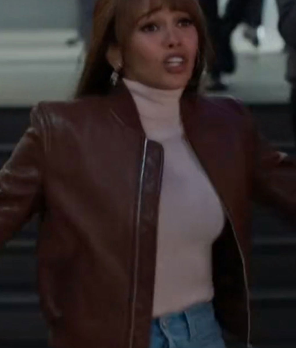 Max Mitchell Wild Cards Brown Leather Jacket (6)