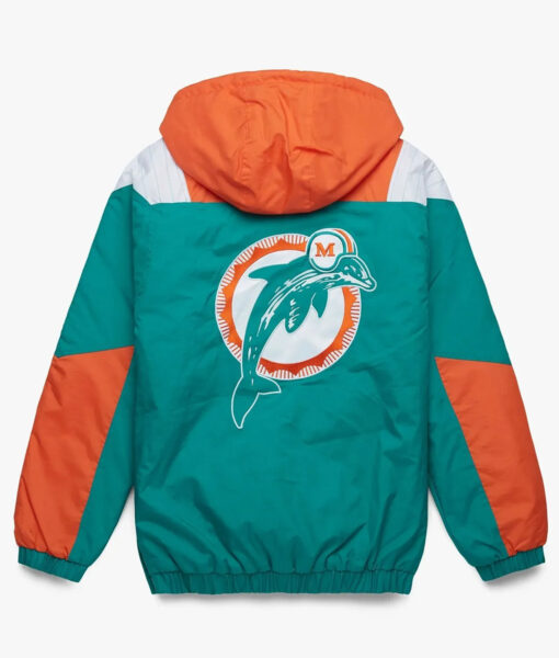 Dolphins Green Hooded Jacket-2
